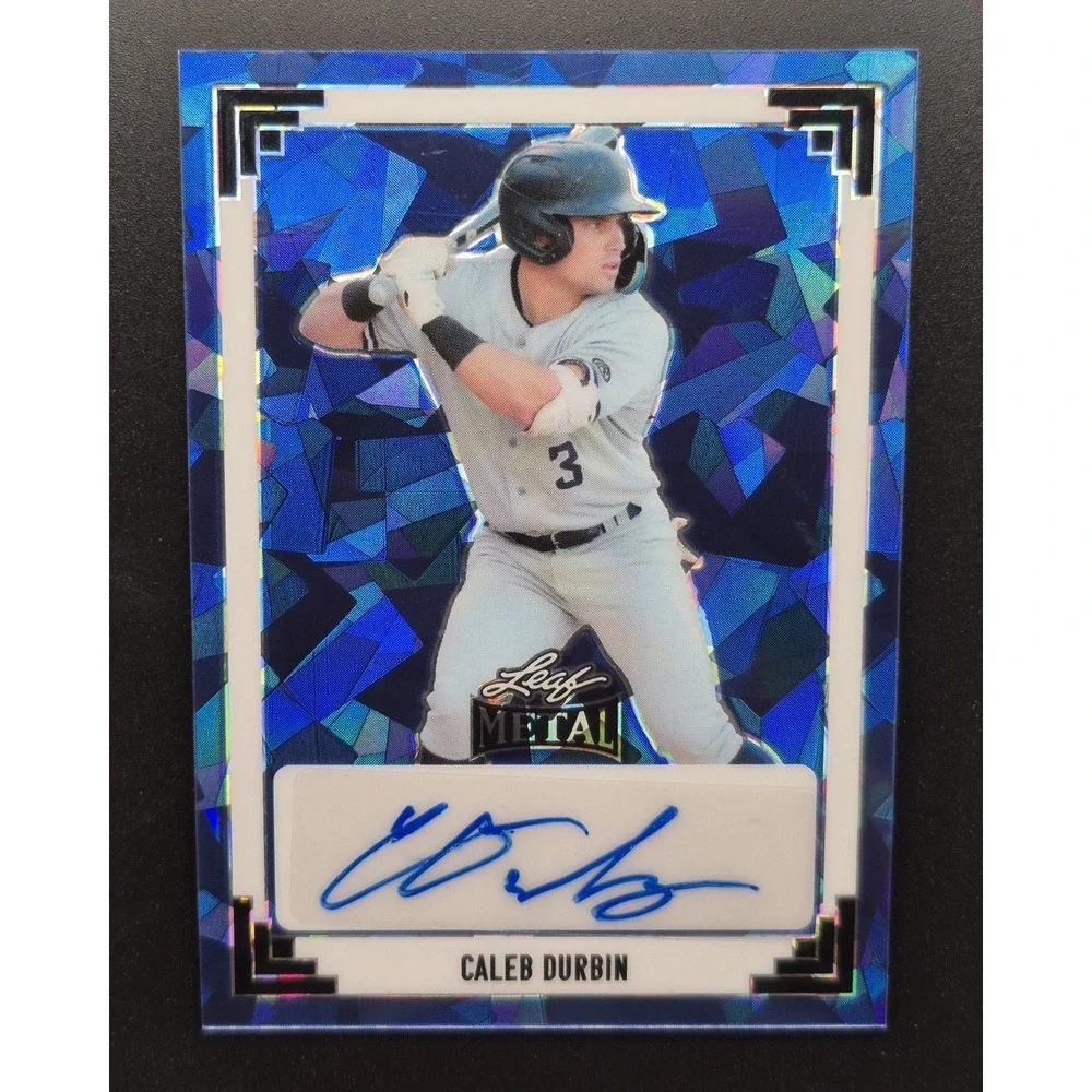 2024 Leaf Metal Baseball Prospect Auto RC #/12 Caleb Durbin 🔥📈